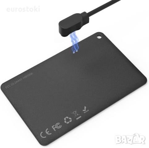 WAFTING Презареждаща се смарт карта с GPS тракер против изгубен портфейл, снимка 1