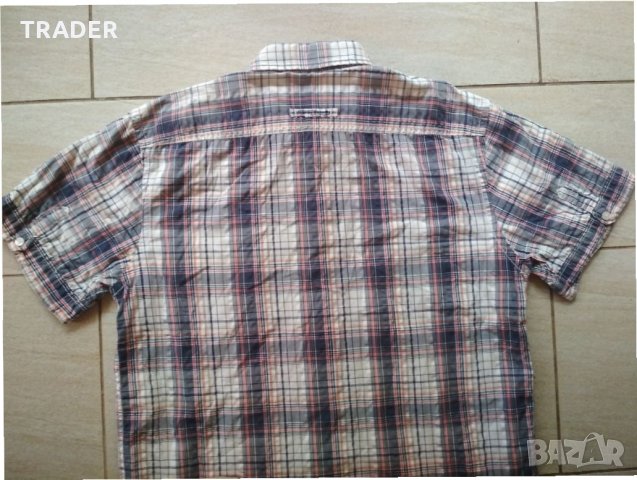 Мъжка риза къс ръкав CAMEL ACTIVE , 100% памук, размер М, снимка 4 - Ризи - 33481275