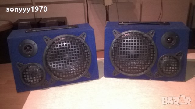 тонколони 2бр за колата/дома или за улично парти-35х22х17см