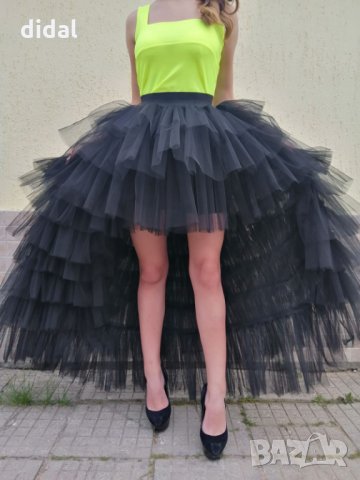 Луксозна пола от тюл 🖤 , снимка 1 - Поли - 29063641