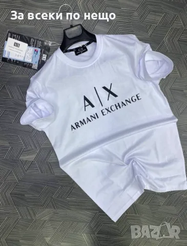 Armani Exchange Мъжка Тениска👕Мъжка Блуза С Къс Ръкав Армани Ексчейндж - Различни Цветове, снимка 2 - Тениски - 48930987