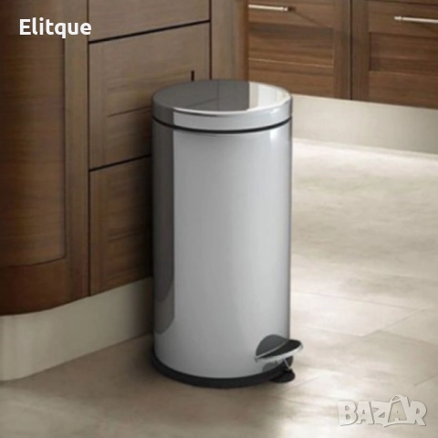 Кофа за смет с педал Vinoks 3/5/8/12/16/20л., инокс, снимка 5 - Други стоки за дома - 52889312