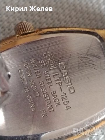 Дамски часовник CASIO QUARTZ JAPAN MOVT матирано стъкло 41725, снимка 6 - Дамски - 43893052