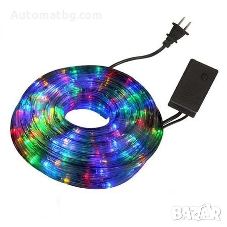 Декоративен светещ маркуч Automat, 10м LED многоцветен на 220V