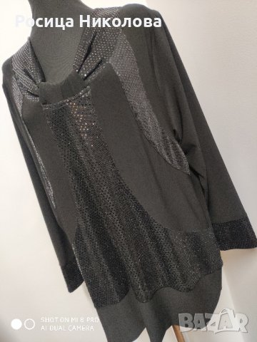 красива макси блуза с размери, снимка 4 - Туники - 43312560