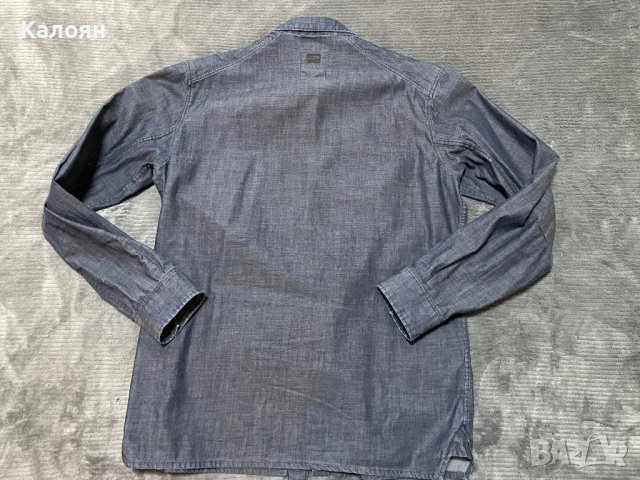 G star RAW дънкова риза (размер L), снимка 4 - Ризи - 42968399
