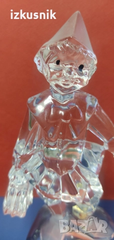 Антикварен кристален Пинокио от BAVARIA, снимка 7 - Колекции - 52482690