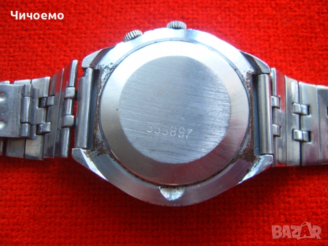 Ракета вечен календар СССР Ретро мъжки ръчен часовник -механика ръчно навиване!, снимка 6 - Антикварни и старинни предмети - 52930060