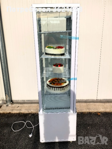 Хладилна витрина вертикална 235 литра, CL-238-1, снимка 3 - Хладилни витрини и фризери - 52627972