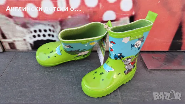 Английски детски гумени ботуши , снимка 6 - Детски боти и ботуши - 47809840