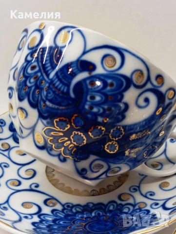 Руски порцелан , снимка 2 - Чаши - 52225872
