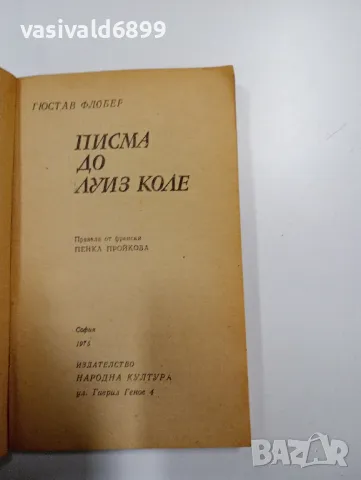 Гюстав Флобер - Писма до Луиз Коле , снимка 6 - Художествена литература - 49125176