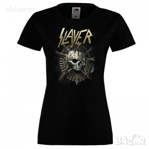 Дамска тениска Slayer 21, снимка 2 - Тениски - 32876779