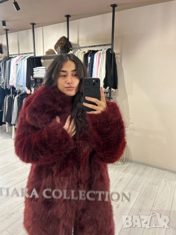 пухено палто , снимка 8 - Палта, манта - 52106986