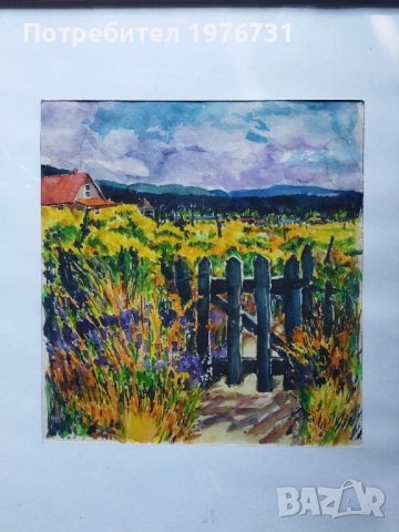 Акварел на Дора Съботинова , снимка 2 - Картини - 51883546