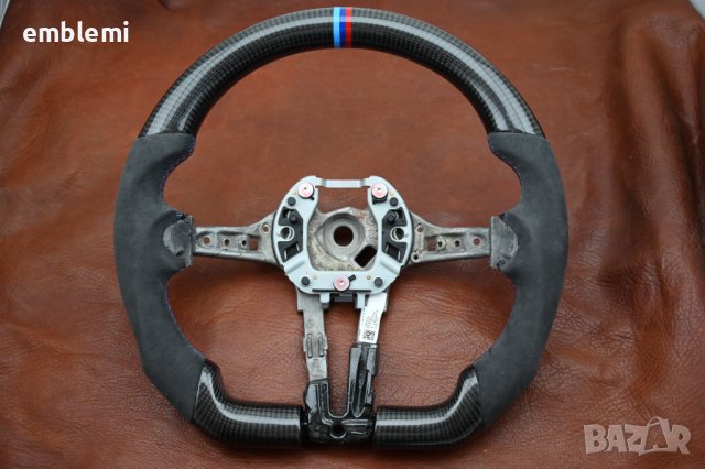 Карбонов волан за M3 M4 F80 F82 steering wheel BMW  , снимка 3 - Аксесоари и консумативи - 38296633