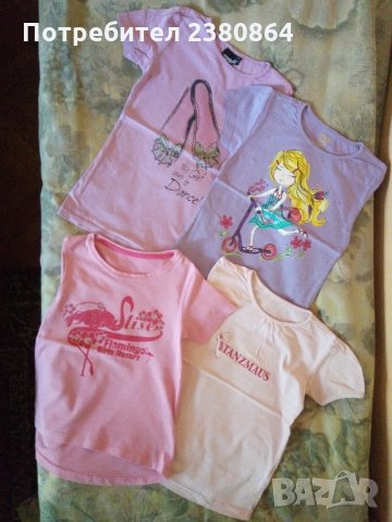 Красиви летни блузки за момиченца/122-128