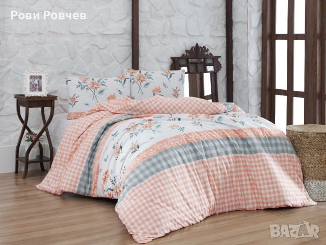 ЛИКВИДАЦИЯ!!! Ранфорс спален комплект висок клас с подарък !, снимка 12 - Спално бельо - 50818385