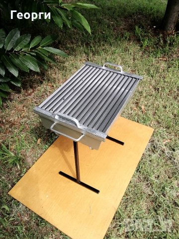 Ръчно изработено барбекю за дървени въглища, снимка 3 - Барбекюта - 26873884