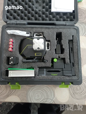 Лазерен нивелир Huepar, снимка 6 - Измервателни инструменти - 50484301