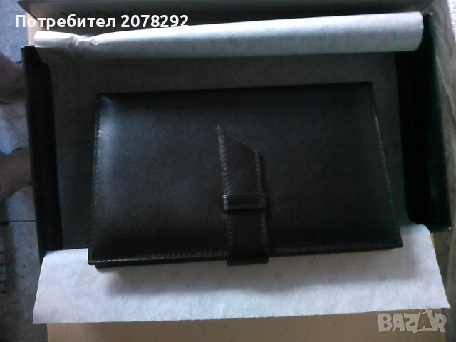 Кожен класьор за визитки, снимка 2 - Други - 53005058