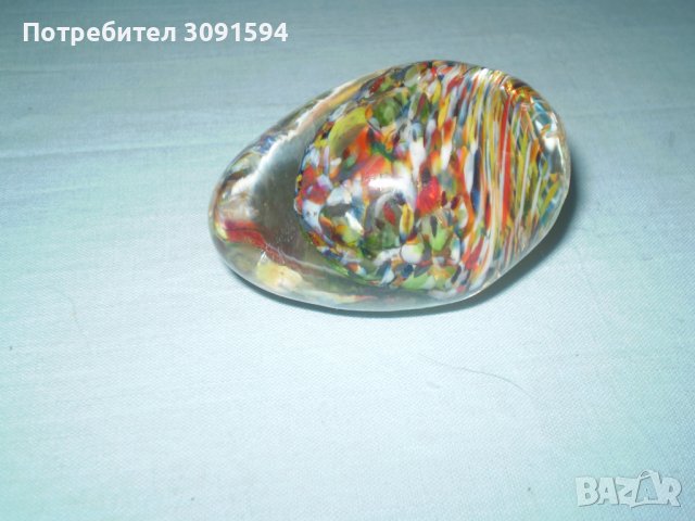 Старо яйце  Мурано  преспапие , снимка 3 - Антикварни и старинни предмети - 36952034