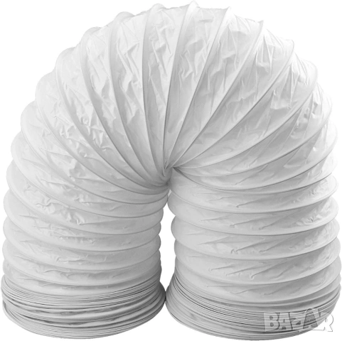 Шумопонижаващ въздуховод PVC въздуховоден гъвкав Inntek, диаметър 150 мм, дължина 3 м -за аспиратор, снимка 3 - Други - 53437218