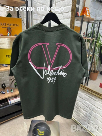Valentino Мъжка Тениска👕Мъжка Блуза С Къс Ръкав Валентино - Различни Цветове Код A1291