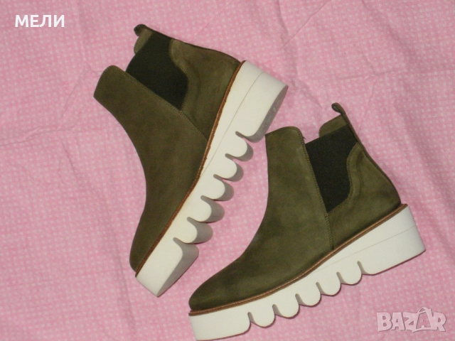 NUDE нови дамски боти естествена кожа 38, снимка 2 - Дамски боти - 51839255