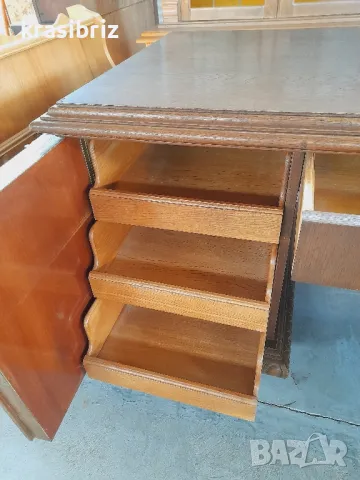 Уникат!К-т Масивен Кабинет-Бюро и Библиотека!Внос от Германия!, снимка 12 - Бюра - 48387934