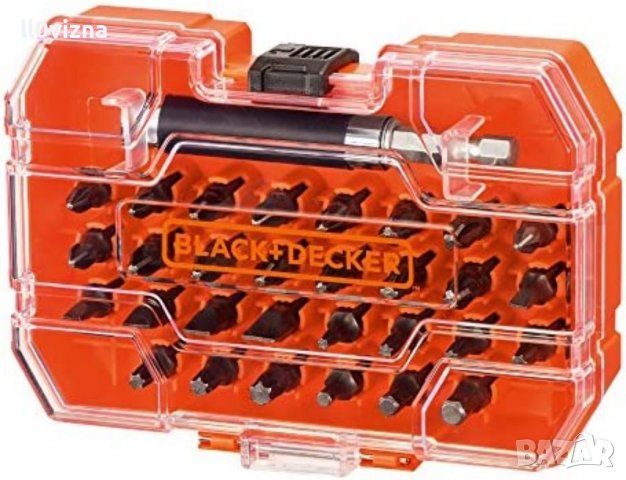 Kомплект - магнитен адаптор и битове Black&Decker 