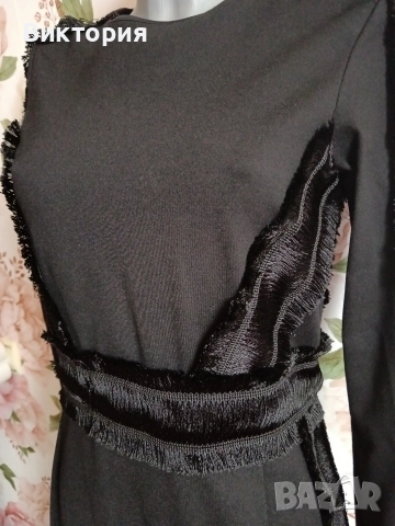 черна рокля H&M, снимка 4 - Рокли - 52901683