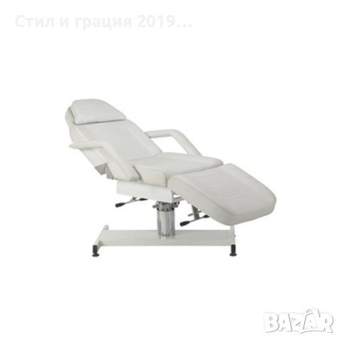 Хидравлична кушетка Ment 185 x 63/83 x 63/77 см, снимка 3 - Кушетки - 43834146