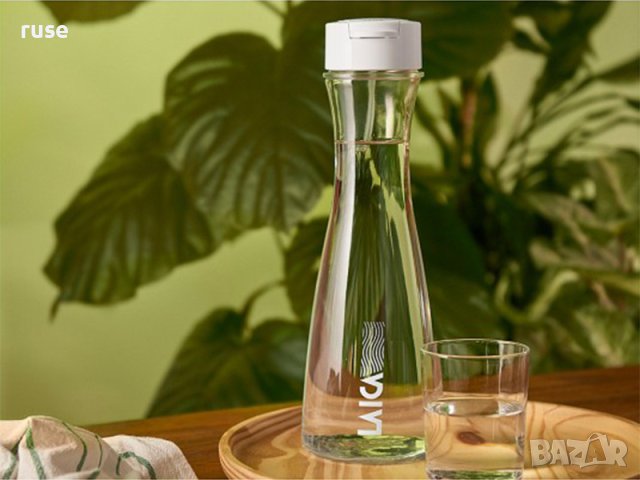 НОВИ! Филтрираща стъклена бутилка с филтър Laica GlasSmart 1.1л , снимка 5 - Други - 44082930
