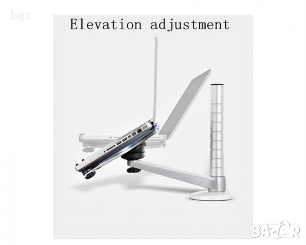 Стойка за Монитор и/или Лаптоп+Монитор Ергономична Работна Станция Алуминиева, снимка 11 - Други - 26023154