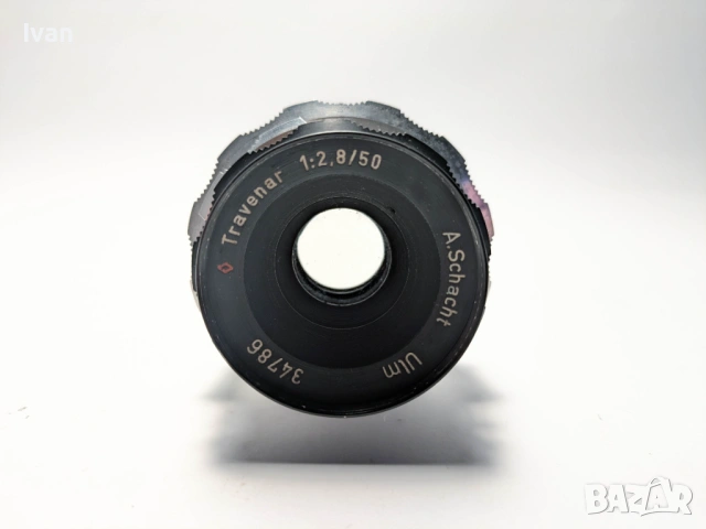 Обектив A. Schacht Ulm Travenar 1:2.8/50mm M42 връзка