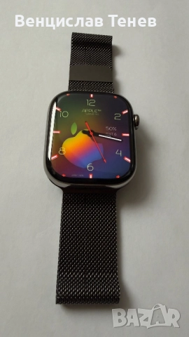 Apple Watch GPS + Cellular , цвят метално сиво, каишка метален графит с оригинална кутия, снимка 2 - Смарт часовници - 52672073