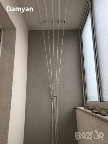 Таванен простор за сушене на дрехи (Метален), снимка 14 - Други стоки за дома - 28127381