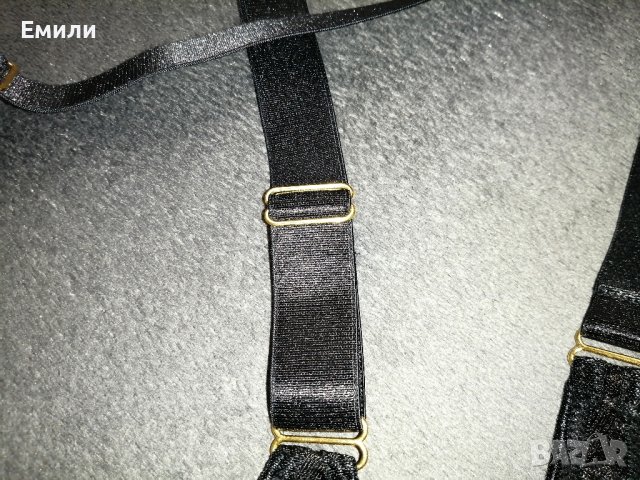 Прозрачен дантелен корсет под бюста с презрамки и сърца с кристали р-р S, снимка 9 - Корсети, бюстиета, топове - 43550337