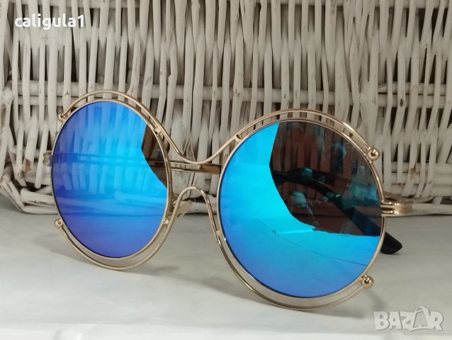 Очила дамски със огледални стъкла-V028, снимка 1 - Слънчеви и диоптрични очила - 12712466