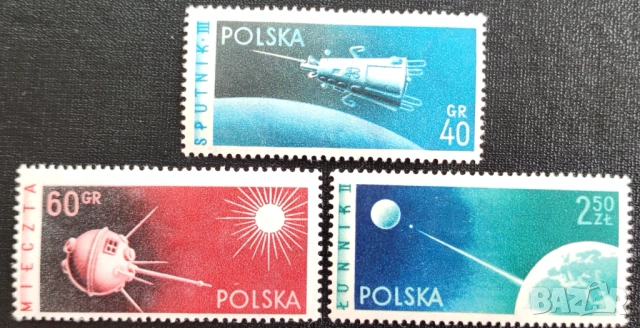 Полша, 1959 г. I лот - спорт, политика, гъби, самолети, изкуство, личности, космос, фолклор и др., снимка 16 - Филателия - 43610900