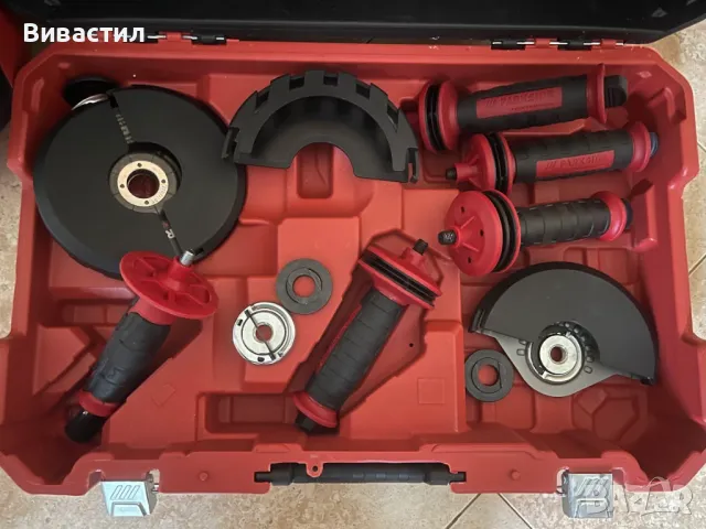 Аксесоари от машини Parkside, нови куфари,антивибрационни дръжки,предпазители шайби,бургии,шила,накр, снимка 18 - Други инструменти - 50402495