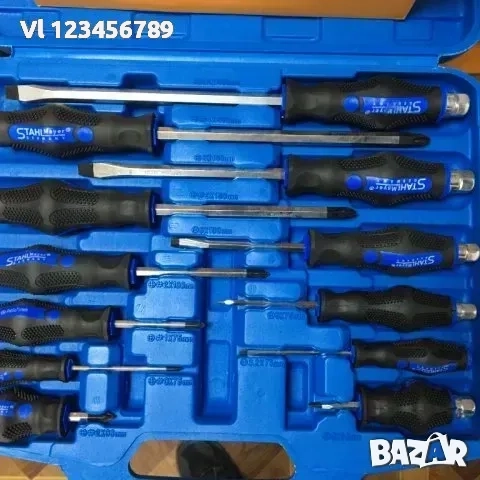 Комплект 12 бр ударни отвертки, снимка 2 - Отвертки - 52189531