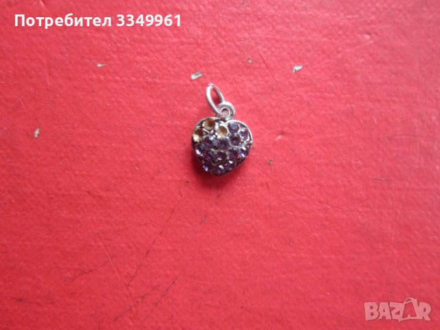Сребърен медальон висулка с камък 5, снимка 2 - Колиета, медальони, синджири - 36772776