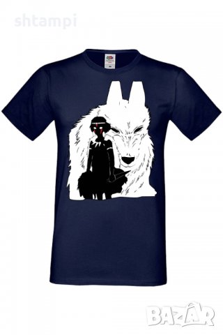 Мъжка тениска Princess Mononoke,Анимация,игра,Празник,Повод, снимка 6 - Тениски - 37951020