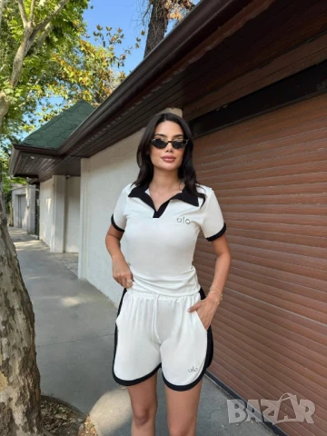 памучни дамски екипи с бродирано лого alo, снимка 2 - Спортни екипи - 50777042