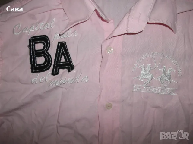 Риза LA MARTINA  мъжка,С, снимка 3 - Ризи - 50291695