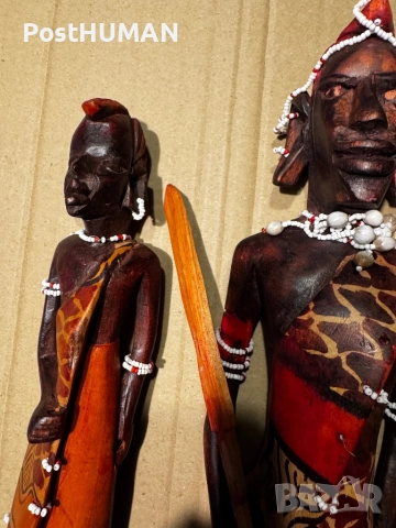 Африкански дървени фигури - Статуетки, снимка 8 - Колекции - 51533150