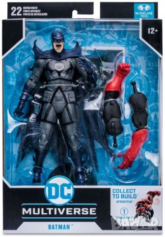 Екшън фигура McFarlane DC Comics: Multiverse - Batman (Blackest Night) (Build A Figure), 18 cm, снимка 1