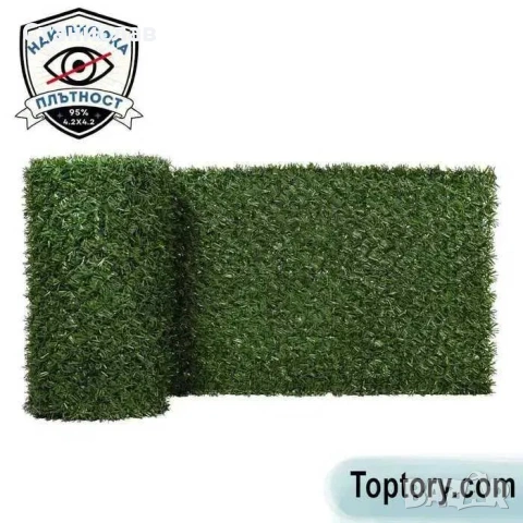 Жив плет Декоративна ограда 95% плътност с UV защита, снимка 3 - Огради и мрежи - 53333990